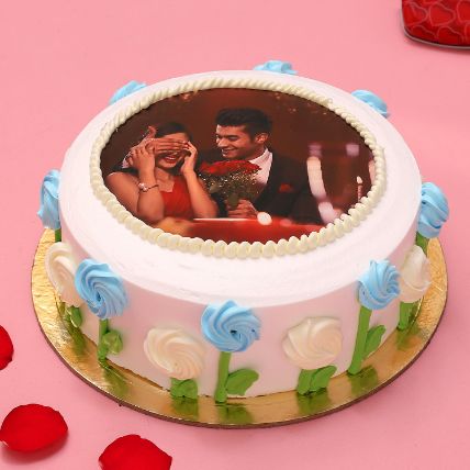 Affection Photo Chocolate Cake:  Photo Cake