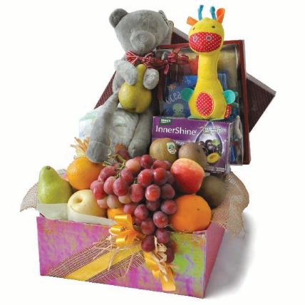 Baby Playbook And Bunny Soft Toy Baby Shower Hamper: Gifts 