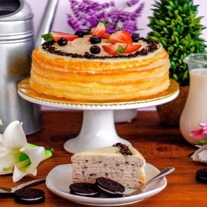 Liscious Oreo Crepe Cake: Order Cakes