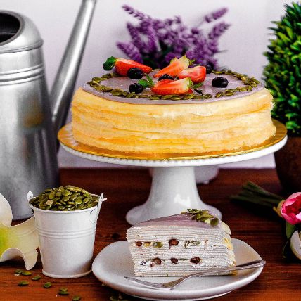Yam Crepe Cake: New Born Gifts
