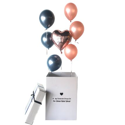 Balloon Surprise Box Macy: 