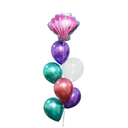 Shell Tail Balloons Bunch: 
