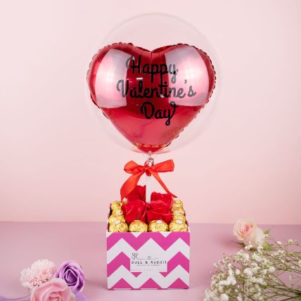 Happy Valentines Day Poppet Snacks Box:  Gifts Delivery