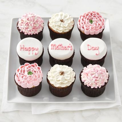 Cute Happy Mothers Day Cupcakes: 