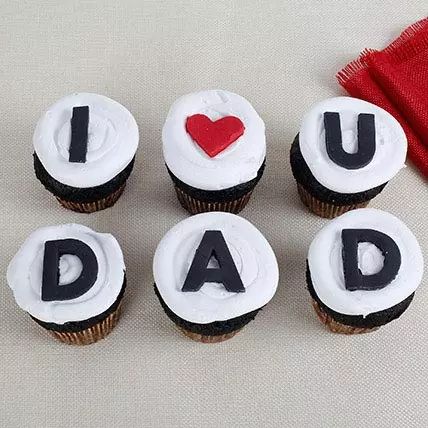 I Love You Dad Cupcakes: Fathers Day Gift Ideas