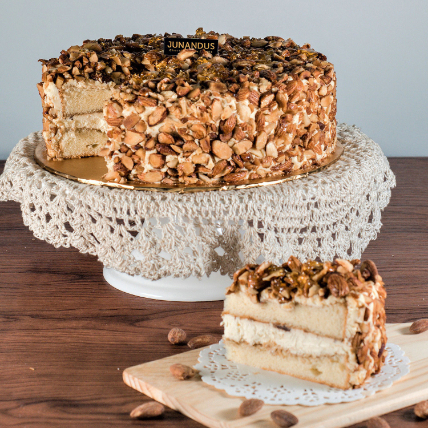 Tempting Almond Tiramisu Cake:  Cake Delivery