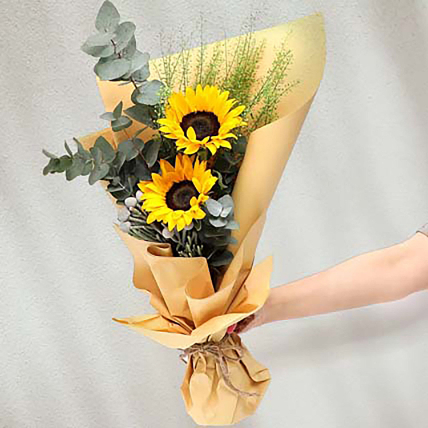 Bouquet Of Sunshine: Birthday Flowers Bouquet