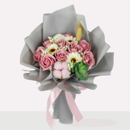 Braullia Soap Bouquet:  Wedding Flowers