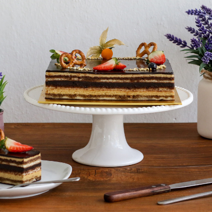 Mouth Watering Opera Cake: New Year Gifts 