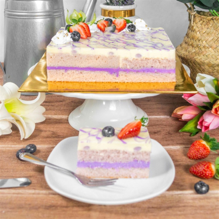 Tempting Taro Cake: Wedding Anniversary Cake