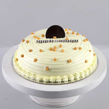 Heavenly Butterscotch Cream Cake: Wedding Anniversary Cake