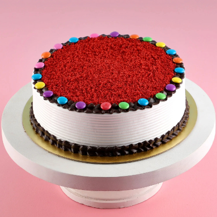 Red Velvet Gems Cake:  Cake Delivery