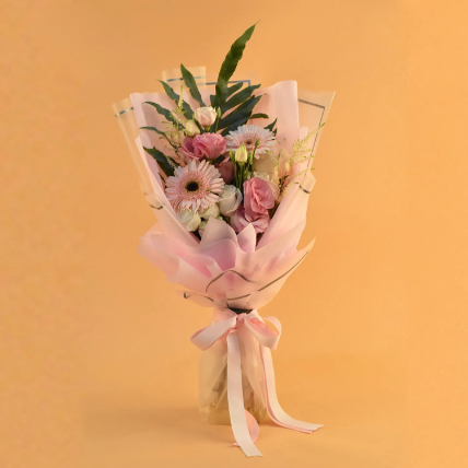 Dignified Mixed Flowers Bouquet: Same Day Delivery Gifts