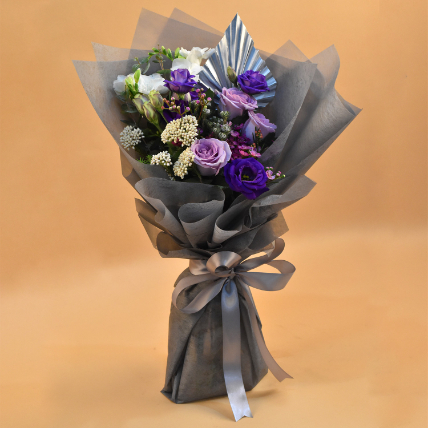 Endearing Mixed Flowers Bouquet: Wedding Gifts 
