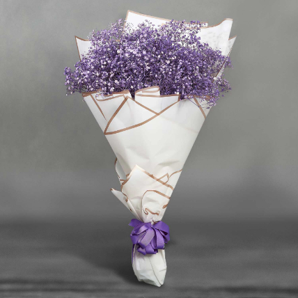 Grand Posy Of Purple Gypso: Flower Delivery Malaysia