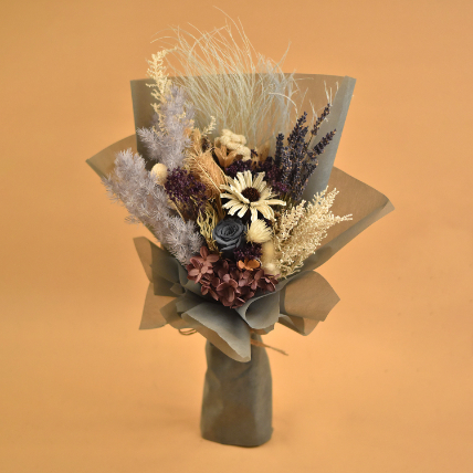 Lovely Mixed Preserved Flowers Bouquet: Flower Delivery Malaysia