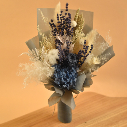 Premium Mixed Preserved Flowers Bouquet: 