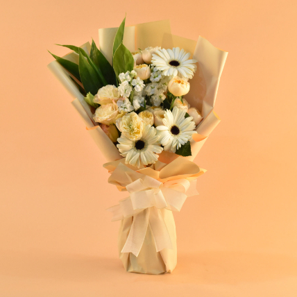 Soothing Mixed Flowers Bouquet: Last Minute Gift Delivery