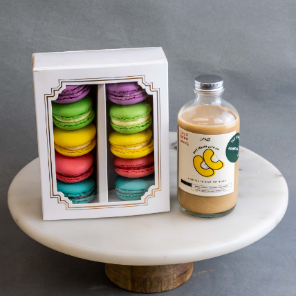 10 Pieces Macaron & Coffee Bundle: Gifts Under 99 RM