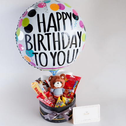 Birthday Balloon Chocolate Toy Gift Set: Hampers Delivery Malaysia