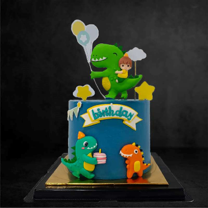 Dino Party Theme Cake:  Cake Delivery