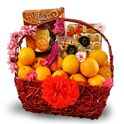 Heavenly Blessings Basket Hamper: Chinese New Year Gifts