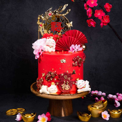 Oriental Ruby Delicious Cake: Chinese New Year Gifts