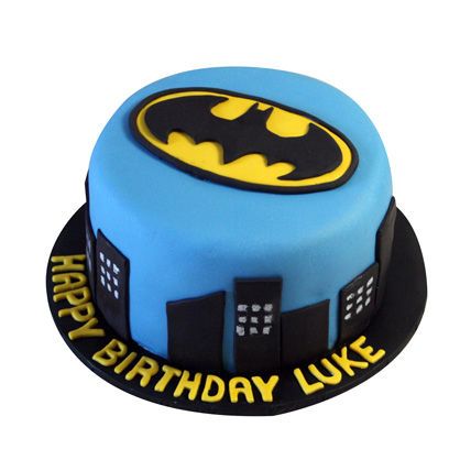 Batman N Gotham City Cake Half Kg