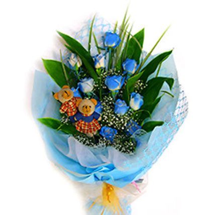 Blue Charming Bouquet