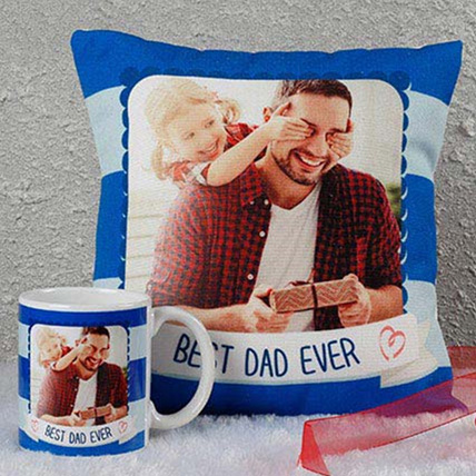 Best Dad Personalised Cushion Mug