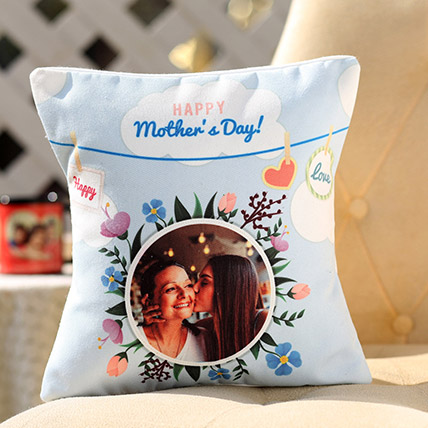 Mothers Day Personalised Pretty Cushion