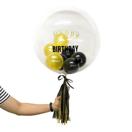 Personalised Mini Balloons Stuffed Bubble Balloon