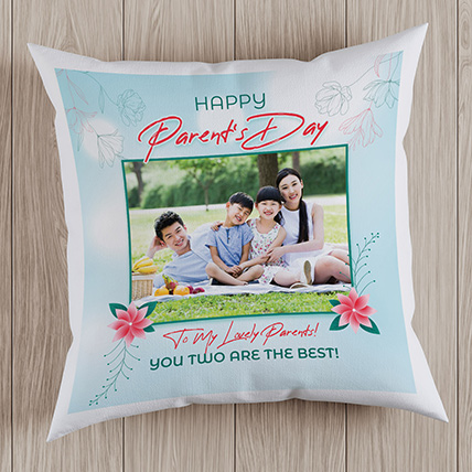 You Two Are The Best Personalised Cushion For Parents Day