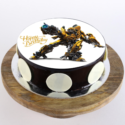 Bumblebee Chocolate Photo Cake 1 Kg