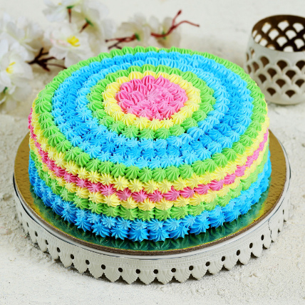 Colourful Creamy Cake 1.5 Kg