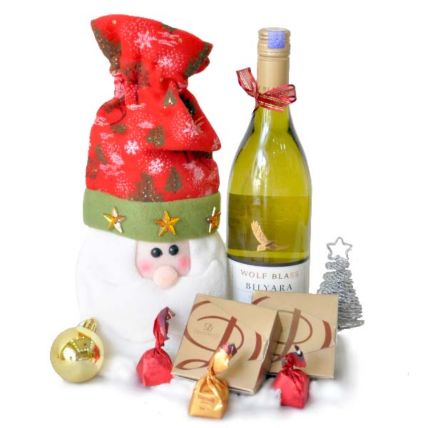 Christmas Special Wine And Chocolates Combo