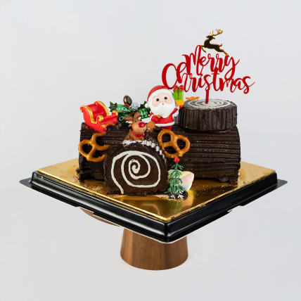 Chocolate Log Cake