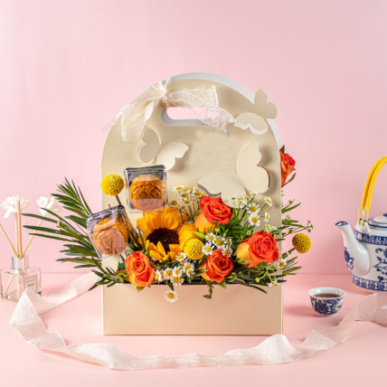 Yuan Dynasty Mooncake Flower Box