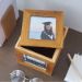 Personalised 5 Sides Engraved Wooden Photo Cube Box