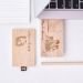 Personalised Wooden Card Shape Usb Flash Drive 8 Gb