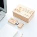 Personalised Wooden Usb With Wooden Box 16 Gb
