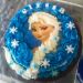 Tempting Frozen Character Theme Cake Vanilla