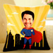 Personalised Superman Caricature Cushion