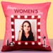 Personalised Women Day Greetings Cushion