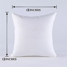 White Personalised Cushion