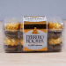 Golden Pearl Rakhi And Almonds With 16 Pcs Ferrero Rocher