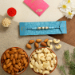 Sea Blue Pearl Rakhi With Almonds And Cashew