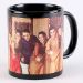 Personalised Happy Family Black Mug