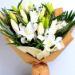 White Sweet Lilies Bouquet