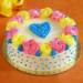 Heart And Roses Designer Chocolate Cake 1 Kg